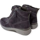Gabor Rollingsoft Veterboots blauw Suede - Dames