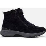 Gabor Rollingsoft Veterboots blauw Suede - Dames