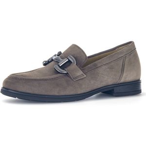 Gabor - Loafer - Taupe - Suede - Leren Voetbed