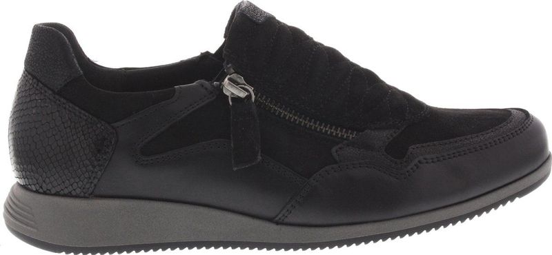 Gabor - 36.408 Sneakers - Zwart - Leer