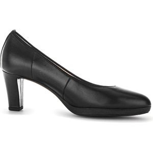 Gabor, Schoenen, Dames, Zwart, 39 EU, Leer, Stijlvolle leren pump voor dames