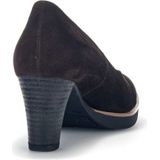 Gabor - 32.110.41 - Dames Pump - Bruin - Suède - Hakhoogte 6 cm