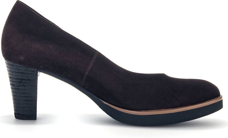 Gabor - 32.110.41 - Dames Pump - Bruin - Suède - Hakhoogte 6 cm