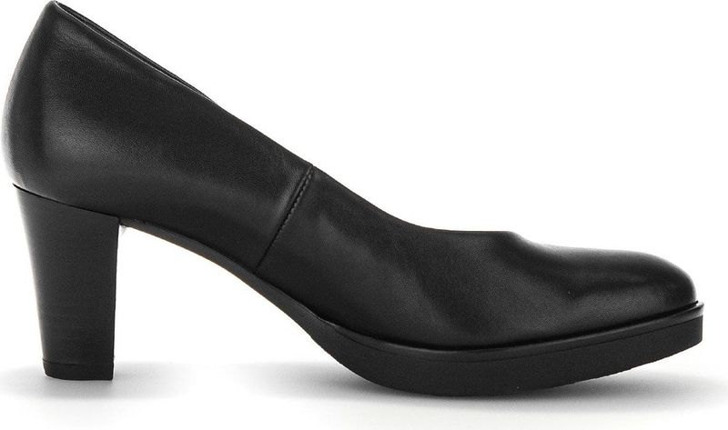 Gabor - Pumps - Zwart - Leer - Comfortabele Pasvorm
