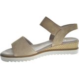 GABOR - Sandalen - Zwart - Met Riem - Effen - Sleehak