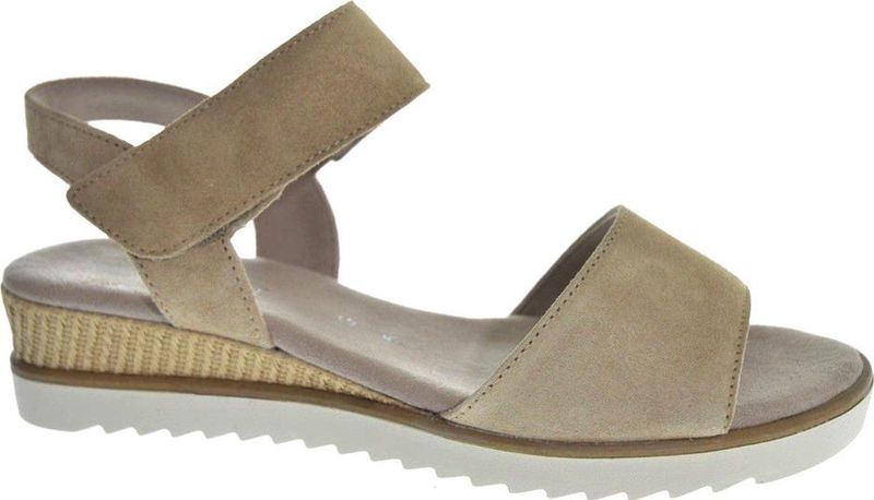 GABOR - Sandalen - Zwart - Met Riem - Effen - Sleehak