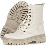 Gabor - Enkellaarsjes - Beige - Leer - Vetersluiting