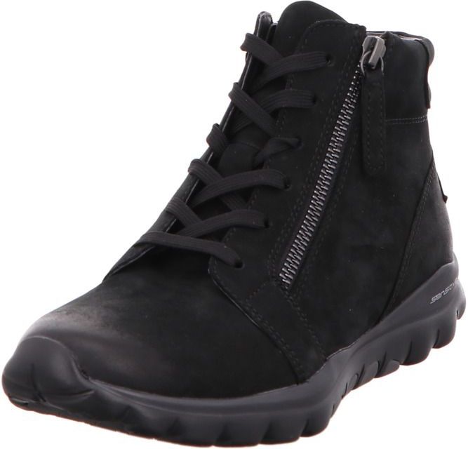 Gabor Rollingsoft Veterschoenen Hoog - zwart - Maat 8.5