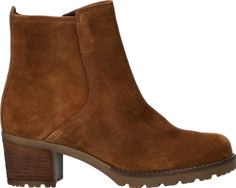 Gabor Enkellaarsjes cognac Suede - Dames
