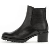 Gabor 800.1 Enkellaarsjes - Enkelboots met rits - Dames - Zwart - Maat 38