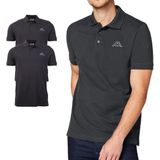 Kappa - Venist - Poloshirt - Asphalt - 2er Pack, 100% Katoen