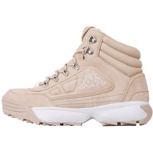 Kappa SHIVOO Ice HI Sneakers, uniseks, zand/wit, 38 EU