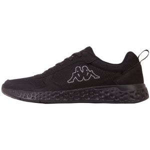 Kappa Unisex Folly OC Sneakers, zwart/grijs, 43 EU