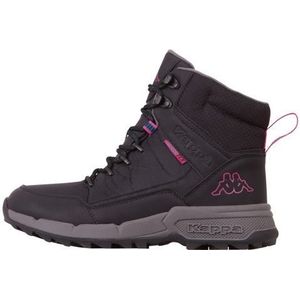 Kappa Unisex ARULA TEX sneakers, zwart/roze, 42 EU