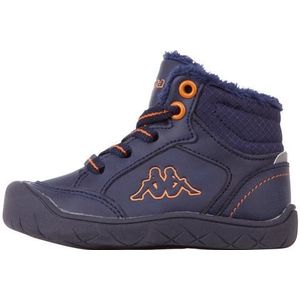 Kappa Jongens Unisex kinderen GRANE M Sneakers Navy/Oranje, 20 EU