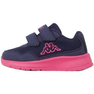 Kappa Cracker II BC M Sneakers voor jongens, uniseks, marineblauw/roze, 20 EU