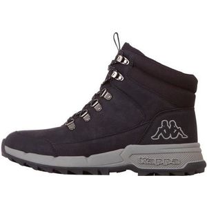 Kappa Unisex Tiber Sneaker, Zwart/Grijs, 45 EU