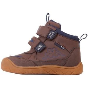 Kappa Unisex Kone Tex M sneeuwschoen voor kinderen, Brown Navy, 23 EU