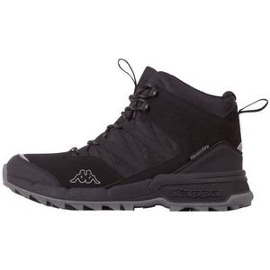 Kappa Unisex THABO TEX sneakers, zwart/grijs, 43 EU