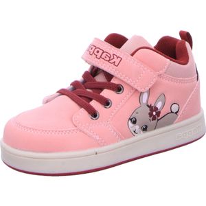 Kappa Rajo M Sneakers voor jongens, uniseks, rosé/donkerrood, 21 EU