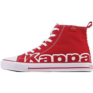 Kappa Deutschland Unisex STYLECODE: 243321 ABRAS herensneakers, rood/wit, 41 EU, rood/wit., 41 EU