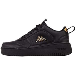 Kappa Deutschland Unisex STYLECODE: 243324 FOGO PF Sneaker, Zwart/Goud, 41 EU, zwart/goud., 41 EU