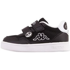 Kappa Unisex Baby Stylecode: 280023m Pio M Sneakers, zwart wit, 23 EU