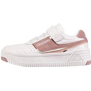 Kappa Deutschland Unisex kinderstijlcode: 261056k Aldina K Girls Sneaker, wit rosé, 29 EU