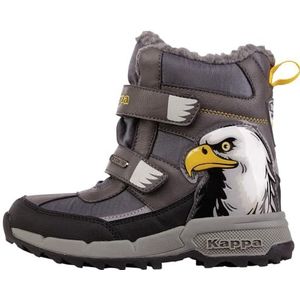 Grey-black - Snowboots - Rubber - Verstelbare Klittenbandsluiting