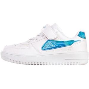 Kappa Unisex kinderen Stylecode: 260852gck Bash Gc K Girls Sneakers, wit turquoise, 28 EU