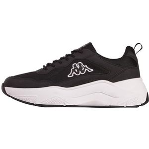 Kappa Unisex Stylecode: 243413 Askja Sneakers, zwart wit, 37 EU