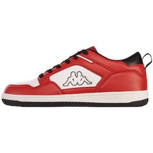 Kappa Unisex Stylecode: 243393 Alid Low Sneaker, wit-rood., 43 EU