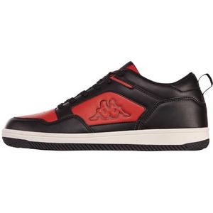 Kappa Unisex Stylecode: 243393 Alid Low Sneaker, rood/zwart, 43 EU