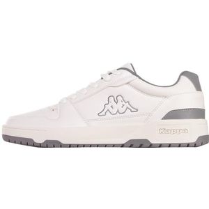 Kappa Unisex Stylecode: 243405 Coda Low Sneaker, wit grijs, 45 EU