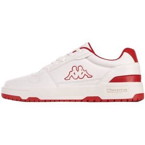 Kappa Unisex Stylecode: 243405 Coda Low Sneaker, wit-rood., 36 EU