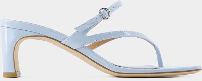 aeyde - Slip-On Sandalen - Blauw - Leer