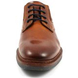 bugatti - City - Leren Schoenen - Cognac - Extra Brede Pasvorm