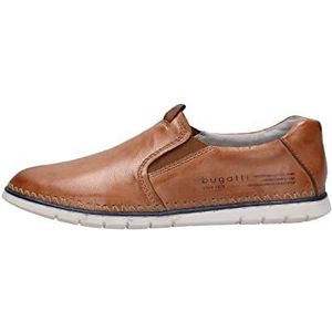 bugatti Crooner slippers voor heren, cognac, 44 EU