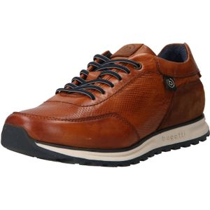 Ledersneaker mit Label-Detail Modell 'Cirino'