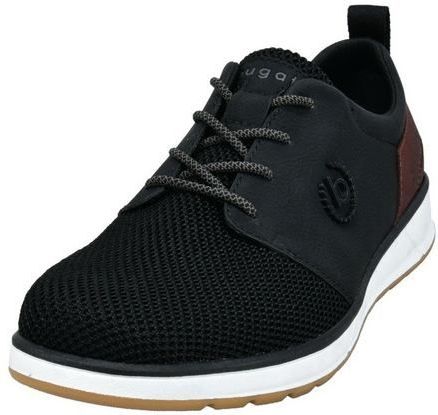 Bugatti Sneakers - Vrijetijdsschoen - Zwart - Textiel - Vetersluiting