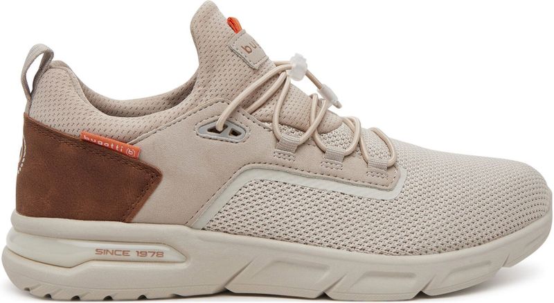 Bugatti - Nubola - Sneakers - Beige - Ultralight EVA-zool - Easy Change