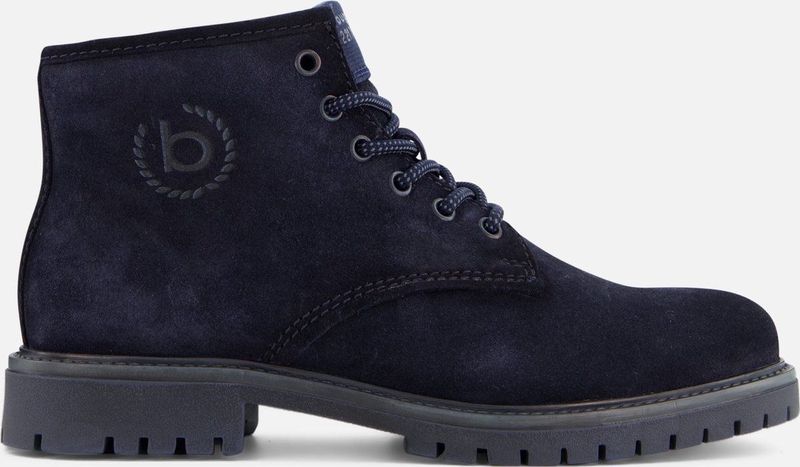 Bugatti - Blaco - Veterboots - Blauw - Suede