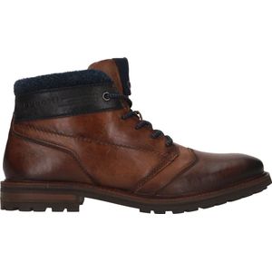 Bugatti - Masat Comfort Veterschoenen Hoog - Cognac - Leer