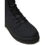 Bugatti - Enkellaarsjes - Zwart - Leer - Vetersluiting - Warme Voering