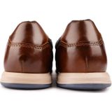 Bugatti leren heren sneakers cognac - Maat 44 - Uitneembare zool