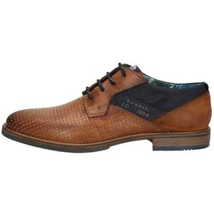 bugatti heren 311-ajz01 veterschoenen, cognac, donkerblauw, 44 EU