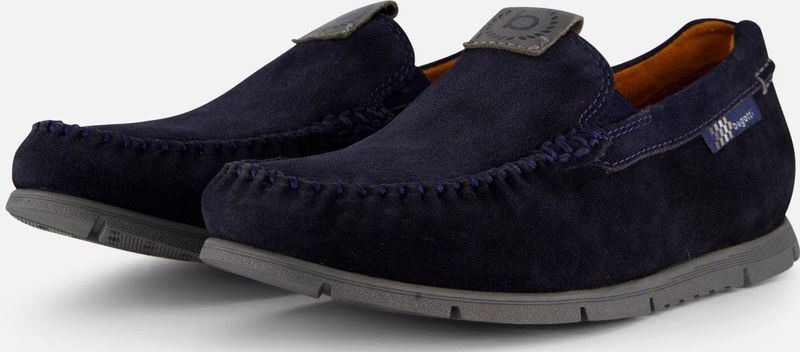 Bugatti - Clipperton - Instappers - Blauw - Suede