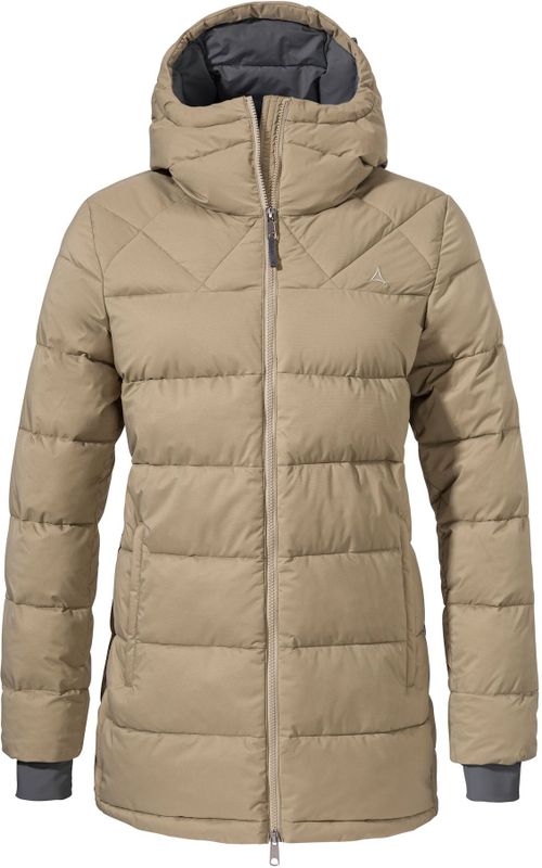 Schöffel - Parka Boston - Bruin - Insulated Parka - Met Capuchon
