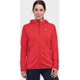 Schöffel - Cascata WMS - Fleecejack - Rood - Met Capuchon - Regular Fit