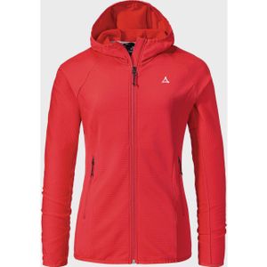 Schöffel - Cascata WMS - Fleecejack - Rood - Met Capuchon - Regular Fit
